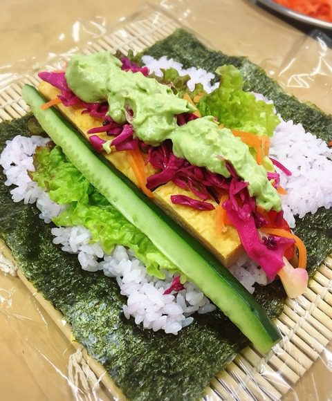 幸せ野菜ランチ_恵方巻