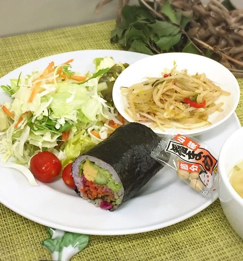 幸せ野菜ランチ_恵方巻