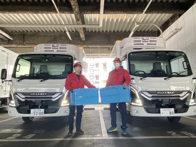 ２ｔトラック、２台を納車