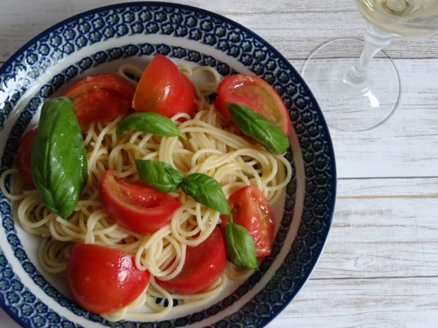 塩トマトパスタ