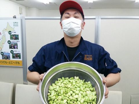 幸せ野菜ランチ_復興のそら豆