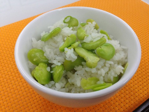 幸せ野菜ランチ_復興のそら豆