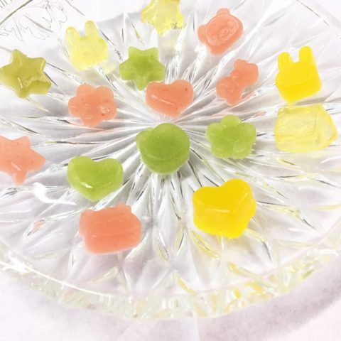 光るグミ、野菜グミ作り