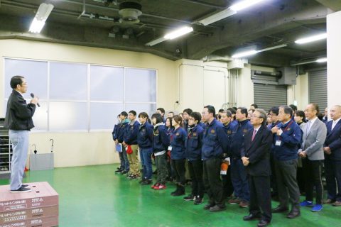 【年頭朝礼】2017年酉年「大きく羽ばたく年に」