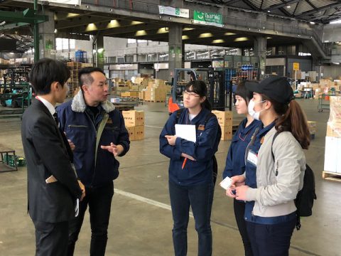 新入社員研修　大田市場見学